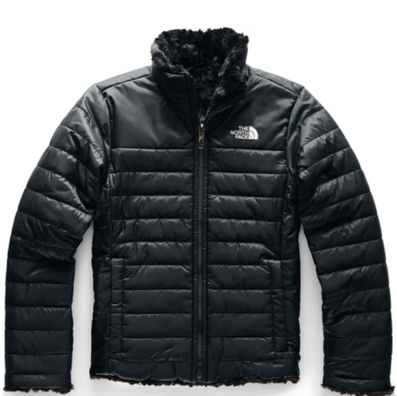 The North Face Girls S (7/8) Reversible Mossbud Swirl Jacket - Picture 1 of 3